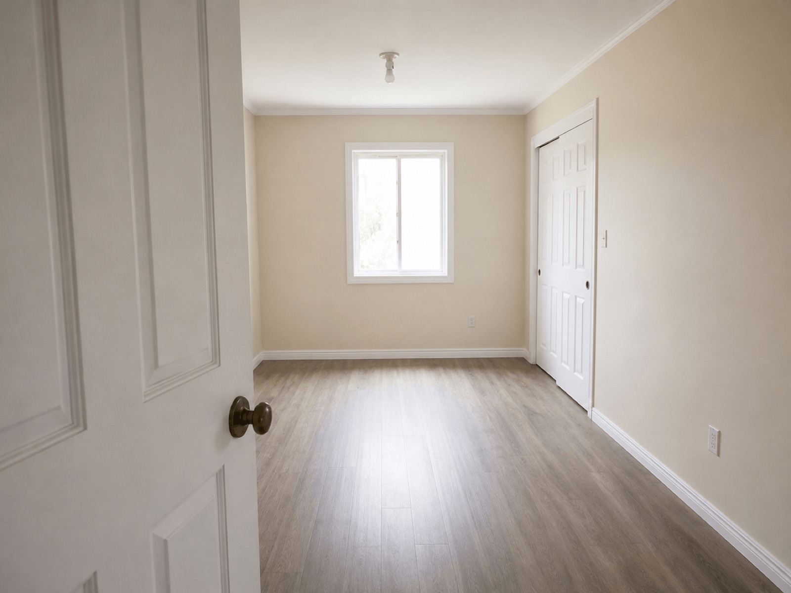 After — restored, sanitized space