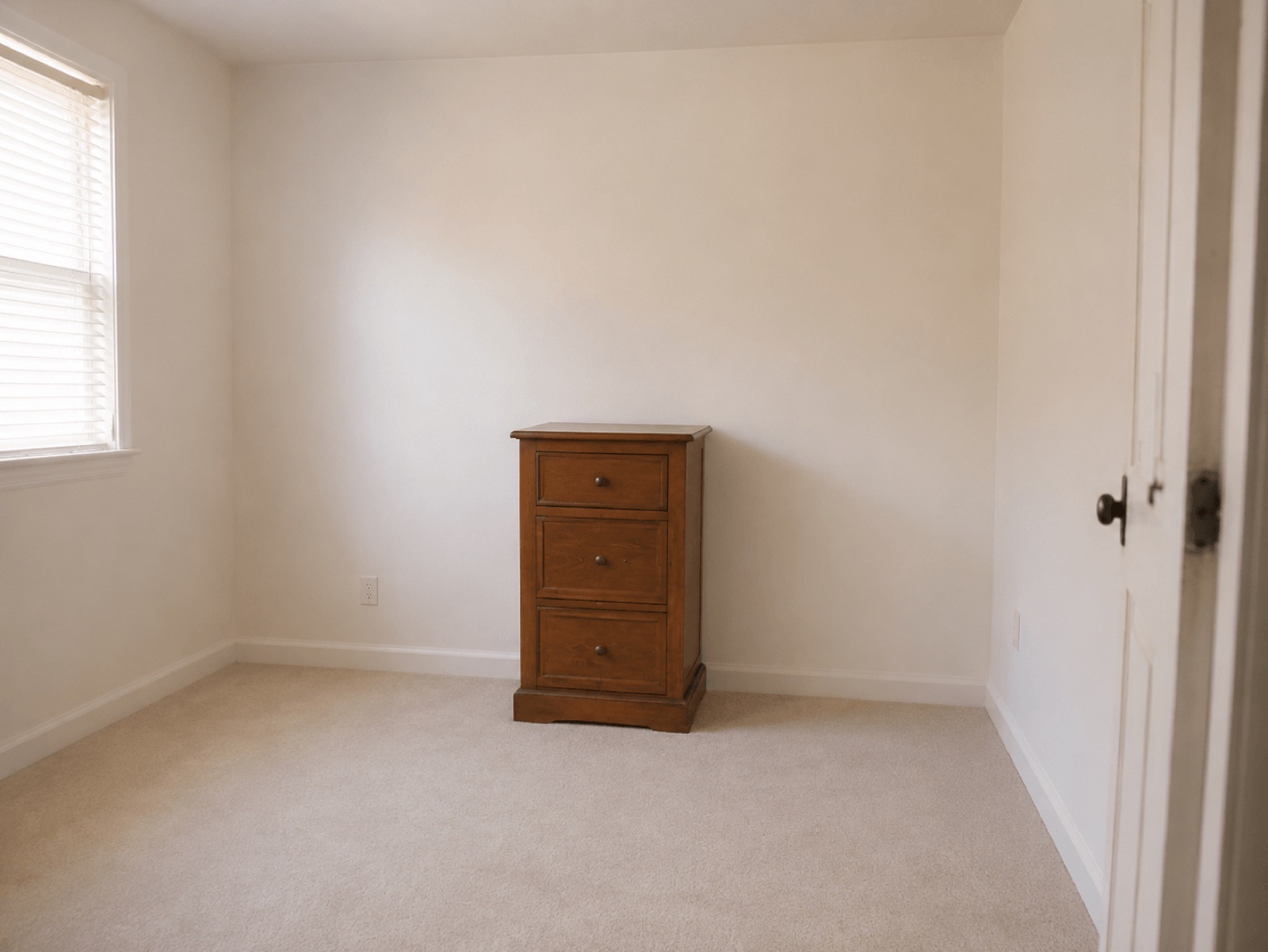 After — decontaminated, restored space