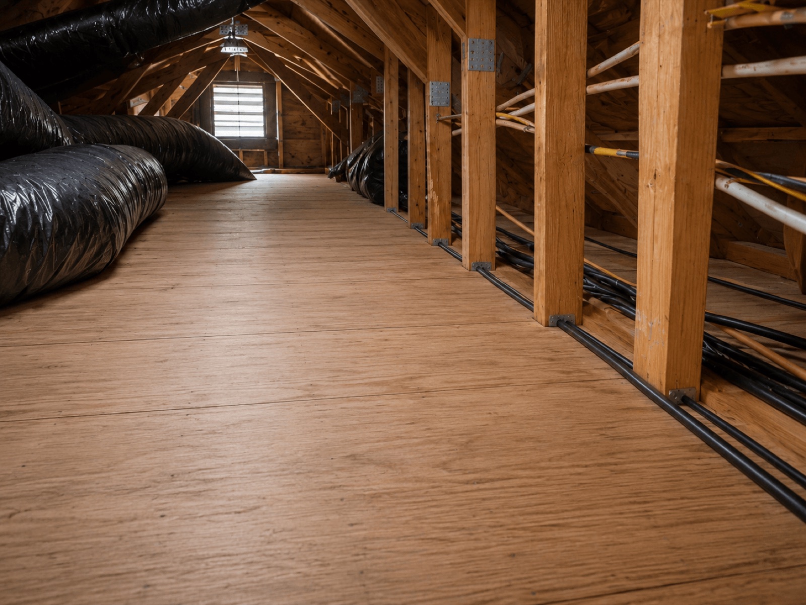 After — decontaminated, restored space